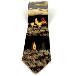 Men's MUSEUM ARTIFACTS‎ Native American Horse Neck Tie 100% Silk